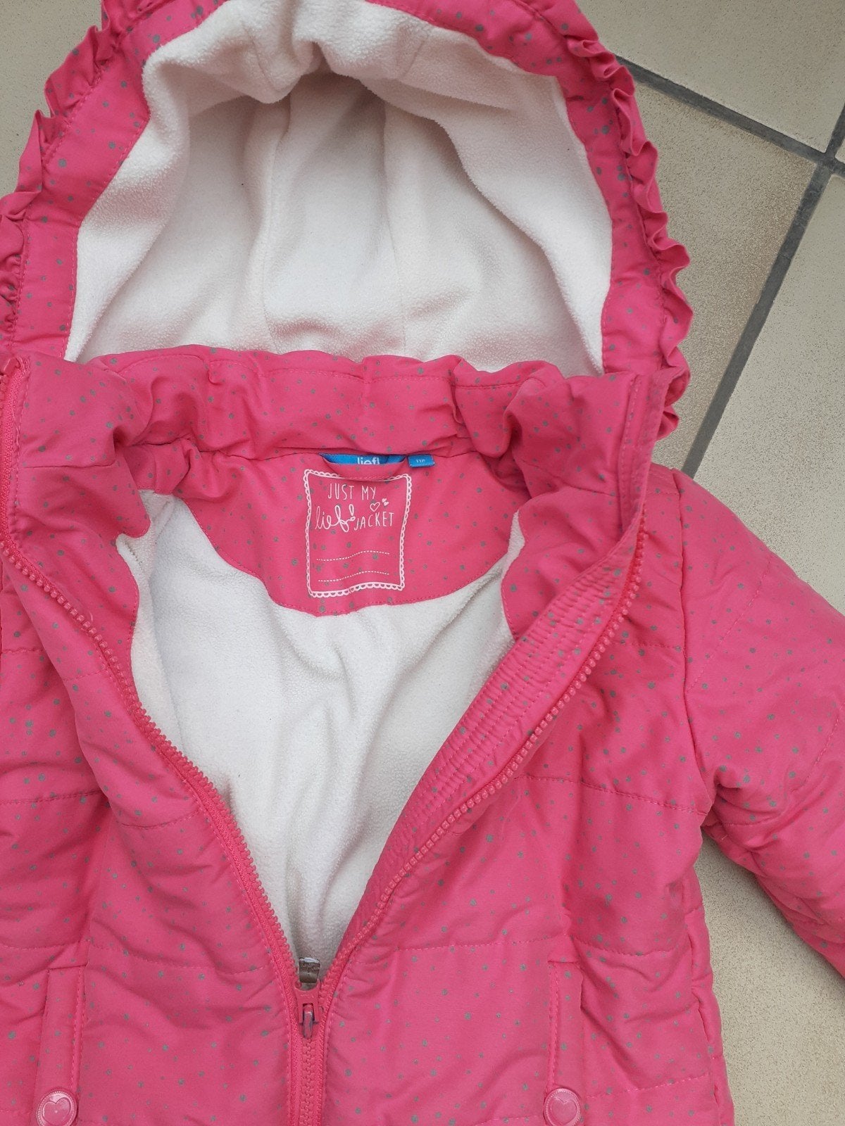 winterjas, speeljas 116, Enlèvement ou Envoi, Utilisé, Fille, Manteau