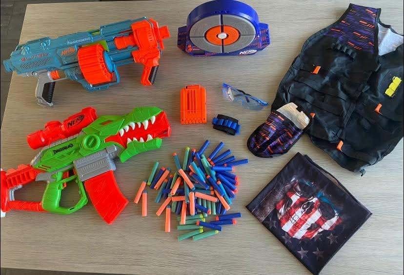 Nerf geweren, Ophalen