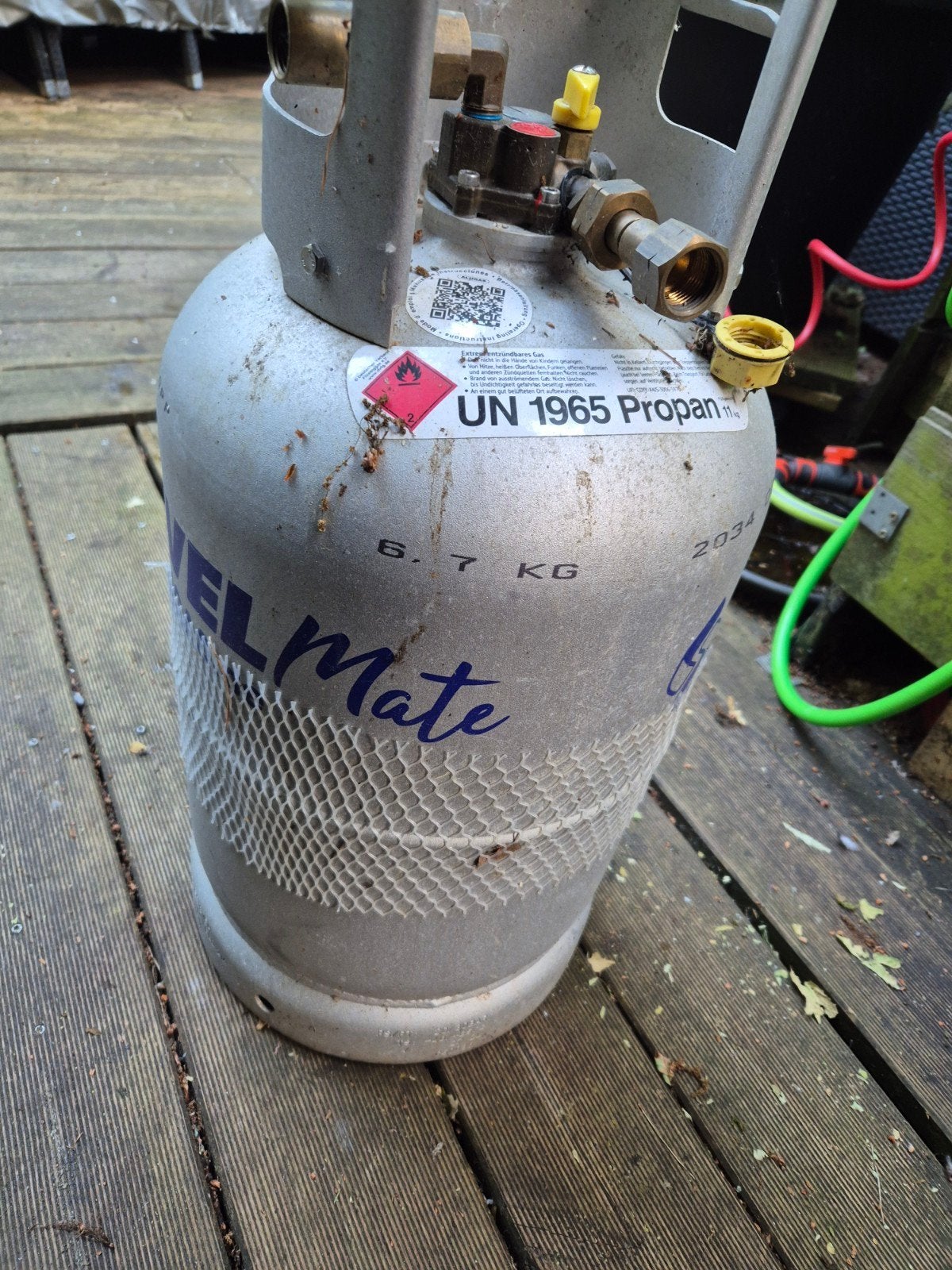 Hervulbare aluminium gas fles, Caravans en Kamperen, Ophalen