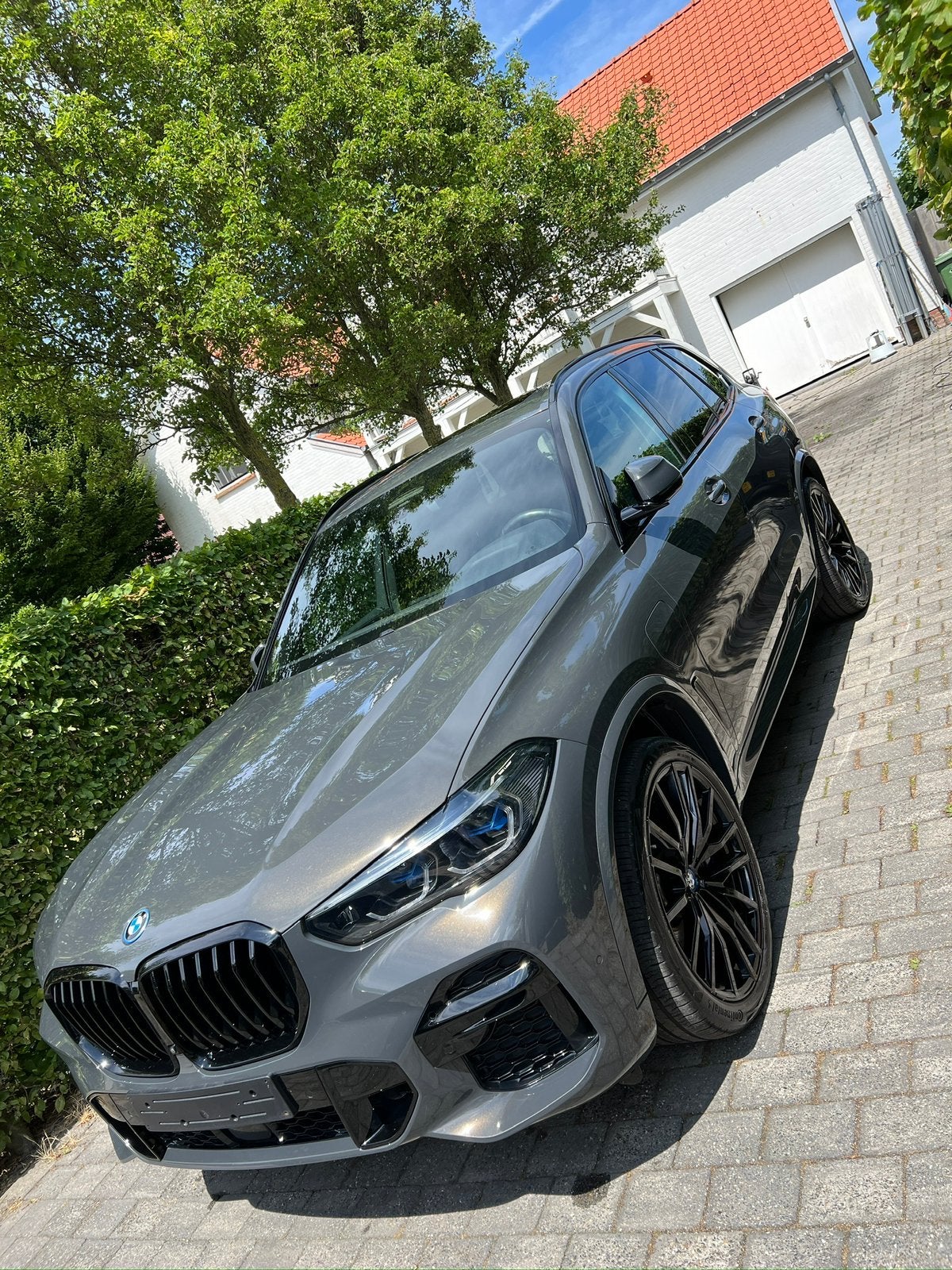 BMW X5 xDrive45e M Pakket Pano Laser 360 Camera Dravitgrau, Auto's, BMW, Automaat, 2395 kg, 27 g/km, Leder