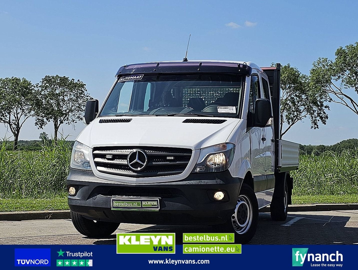 Mercedes-Benz SPRINTER 316 NGT ac dc aut EURO6, Auto's, Automaat, Airconditioning, Wit, Mercedes-Benz