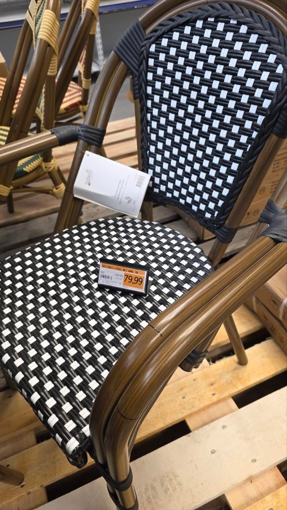 32st Parijse stoelen gebruikt terras lot partij tuin cafe, Tuin en Terras, Ophalen of Verzenden