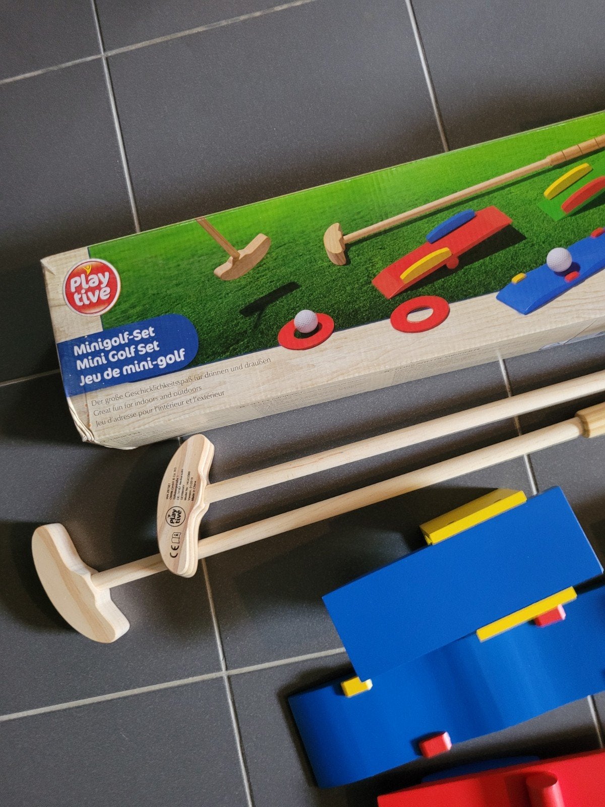 Set mini golf en bois très peu utilisé  6+, Kinderen en Baby's, Speelgoed | Buiten | Actiespeelgoed, Ophalen