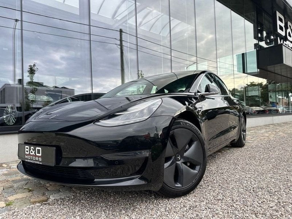 Tesla Model 3 Mod 3 SR+ , 18.925+BTW garantie tot 10/2028, Zwart, 283 pk, Zwart, Emergency brake assist