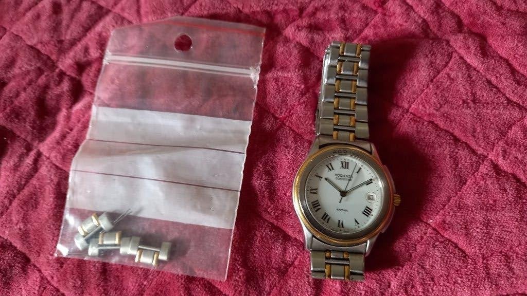 Montre Rodania Longlife Homme – Élégante bicolore, Bijoux, Sacs & Beauté, Montre-bracelet, Autres marques, Enlèvement ou Envoi
