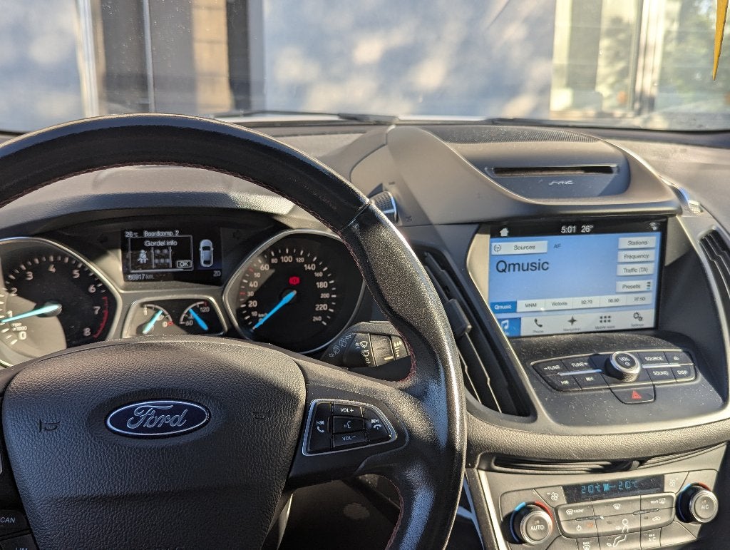 auto ford kuga eco boost st line, Auto's, Voorwielaandrijving, 1498 cc, 4 cilinders, Leder en Stof
