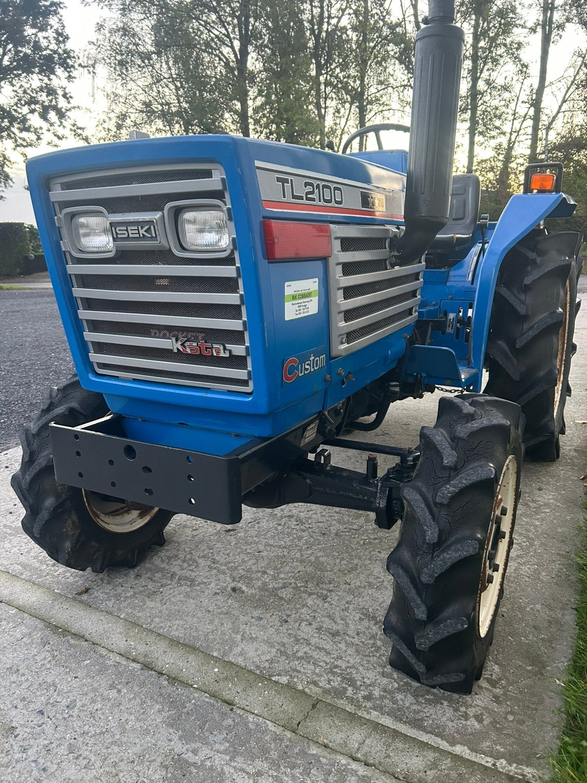 Iseki TL 2100 tractor., Articles professionnels, Enlèvement