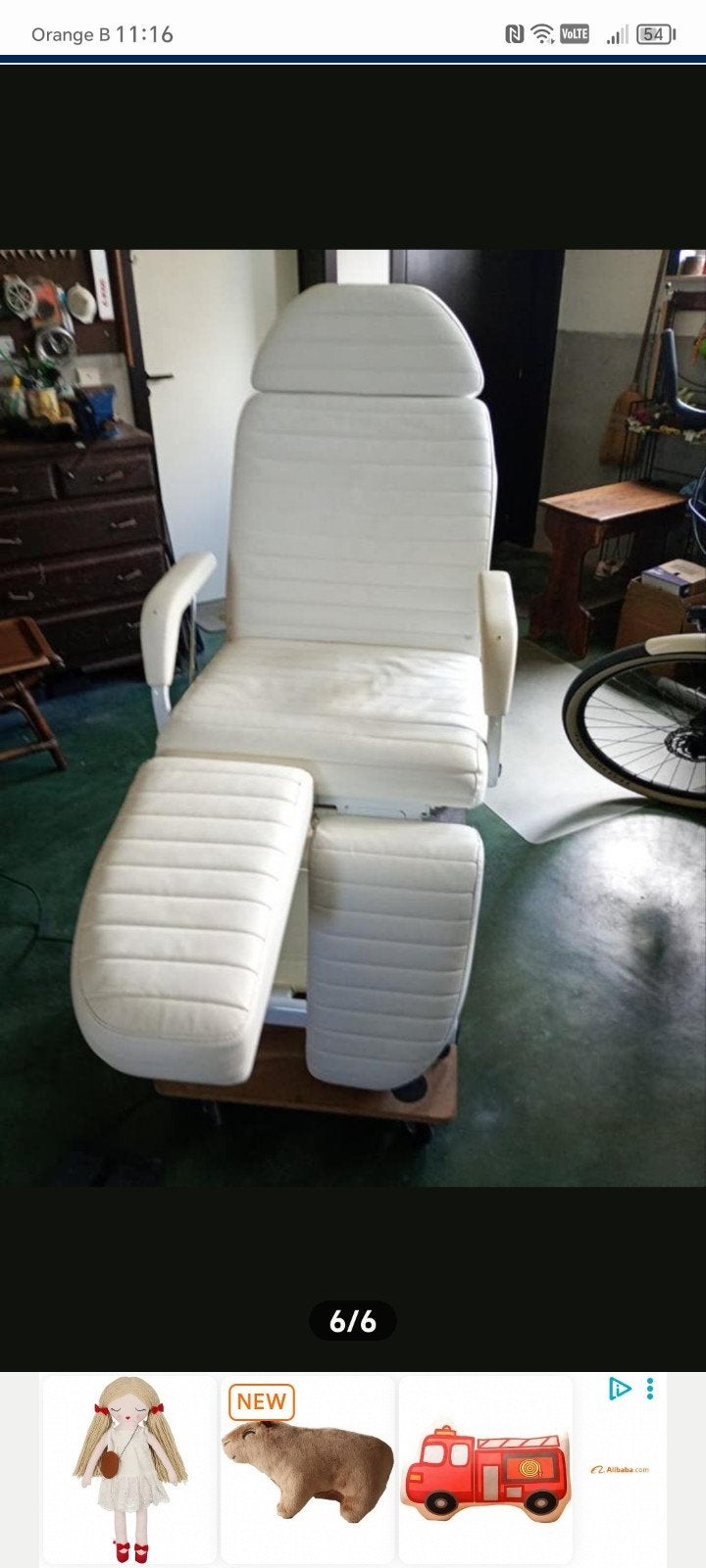 fauteuil pédicureélectrique, Enlèvement