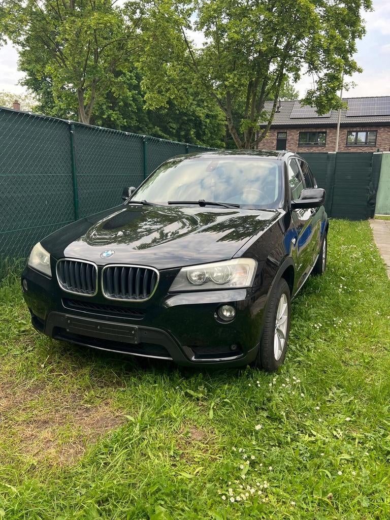 BMW X3 Xdrive20d 2011, Auto's, BMW, Euro 5, Zwart, Navigatiesysteem, Zwart