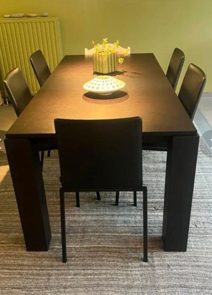 Zwarte moderne stoel, Enlèvement, Utilisé, Autres matériaux, Modern , tijdloos