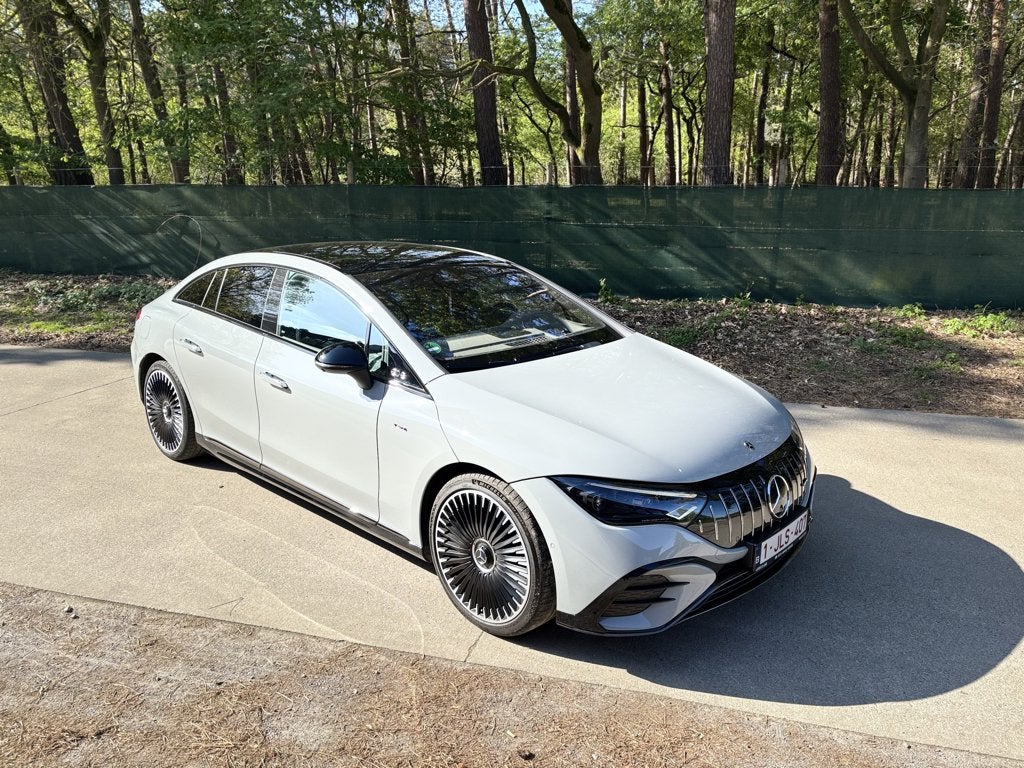 Mercedes EQE 43 full electric AMG 4X4 nieuwstaat Full option, Automaat, Leder, Elektrisch, 5 zetels