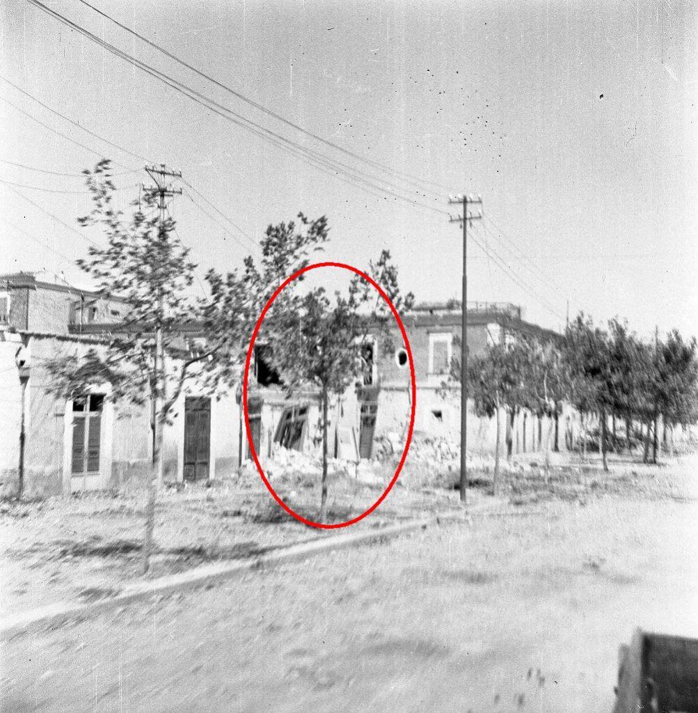 Négatif orig. de la Wehrmacht - Maisons bombardées - WW2, Envoi, Armée de terre, Photo ou Poster
