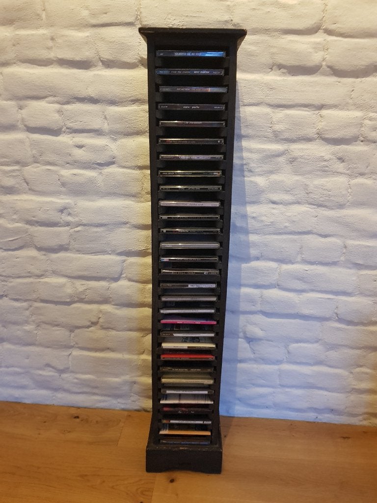 mooi cd rekje in hout, Ophalen, Gebruikt, 25 tot 75 discs, Cd's