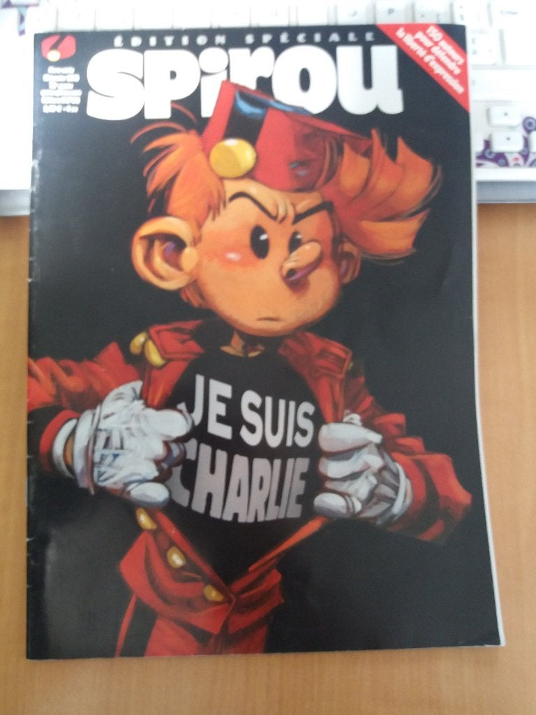 Spirou "je suis charlie" - Édition spéciale 2015 - GRATUIT !, Boeken, Stripverhalen, Ophalen of Verzenden