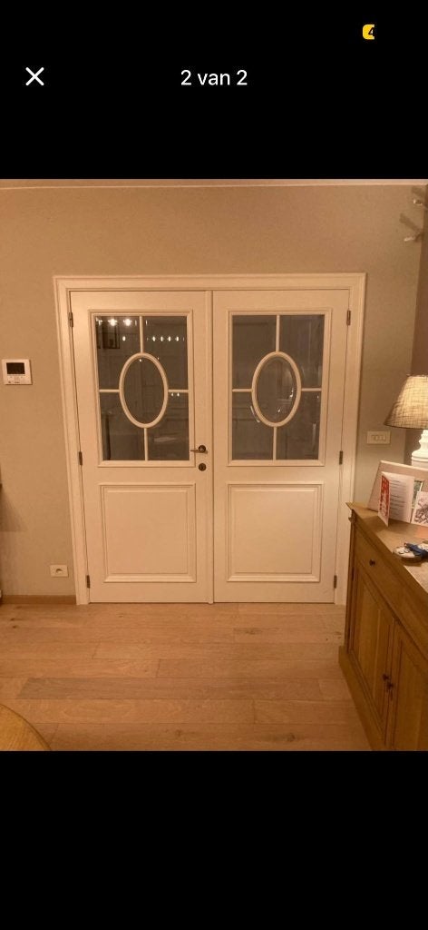 Deur, Ophalen, Gebruikt, Binnendeur, Glas