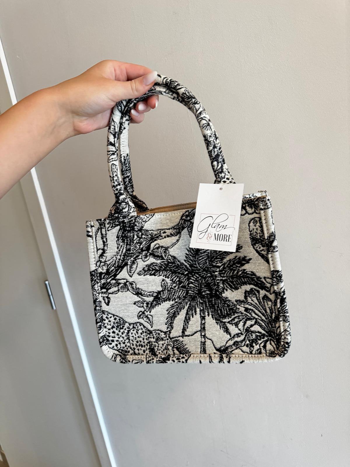 Jungle Noir - Mini shopper, Ophalen of Verzenden, Zo goed als nieuw, Shopper