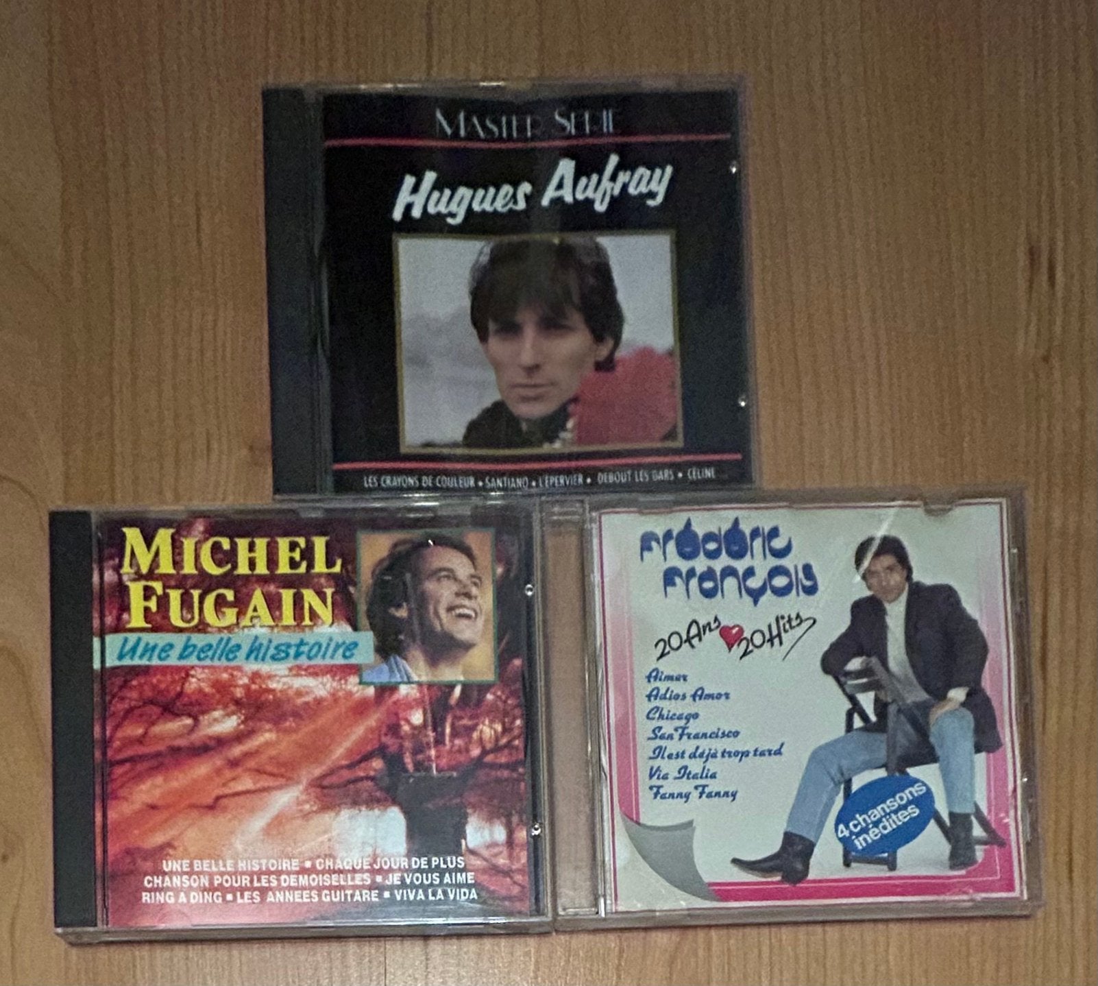 3 CD de chanteurs français:Hugues Aufray, Michel Fugain etc., Enlèvement ou Envoi, Utilisé