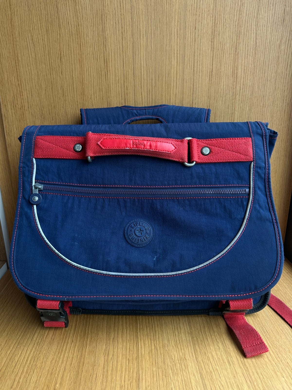 Kipling boekentas, Ophalen, Gebruikt, Blauw, Aktetas of Boekentas