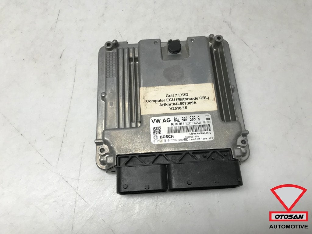 VW Golf 7 Audi Seat 2.0TDI ECU Gestion moteur 04L907309A, Volkswagen, Volkswagen AG, Vw@volkswagen.de, Utilisé