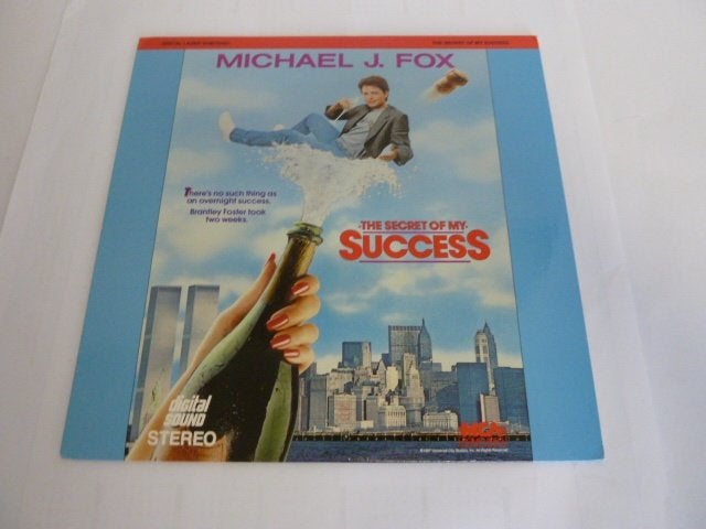Laserdisc MCA Video 1987 The Secret of mu Succes, Ophalen, Alle leeftijden, Zo goed als nieuw, Komedie