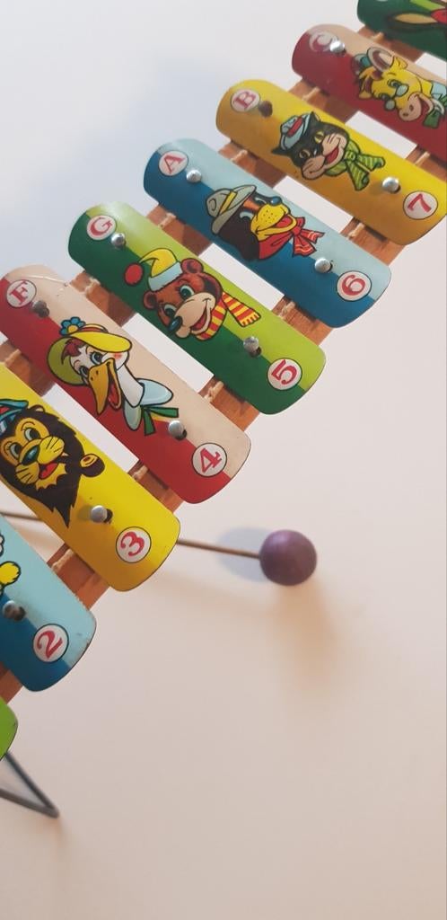 Jouet vintage pour enfants, xylophone '60, Enlèvement ou Envoi