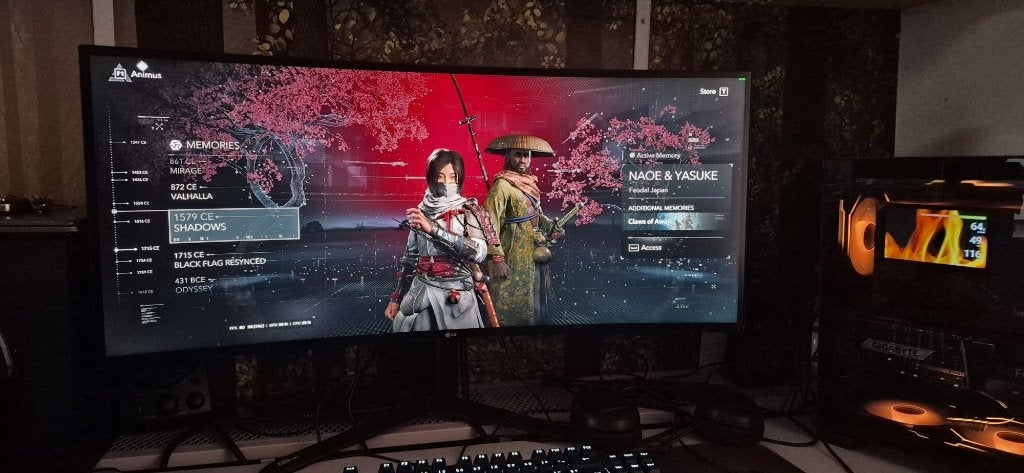 LG UltraGear 34" Curved Ultrawide (160Hz / Nano-IPS), Zo goed als nieuw, Hoofdtelefoonaansluiting, 1 tot 2 ms, Overige resoluties