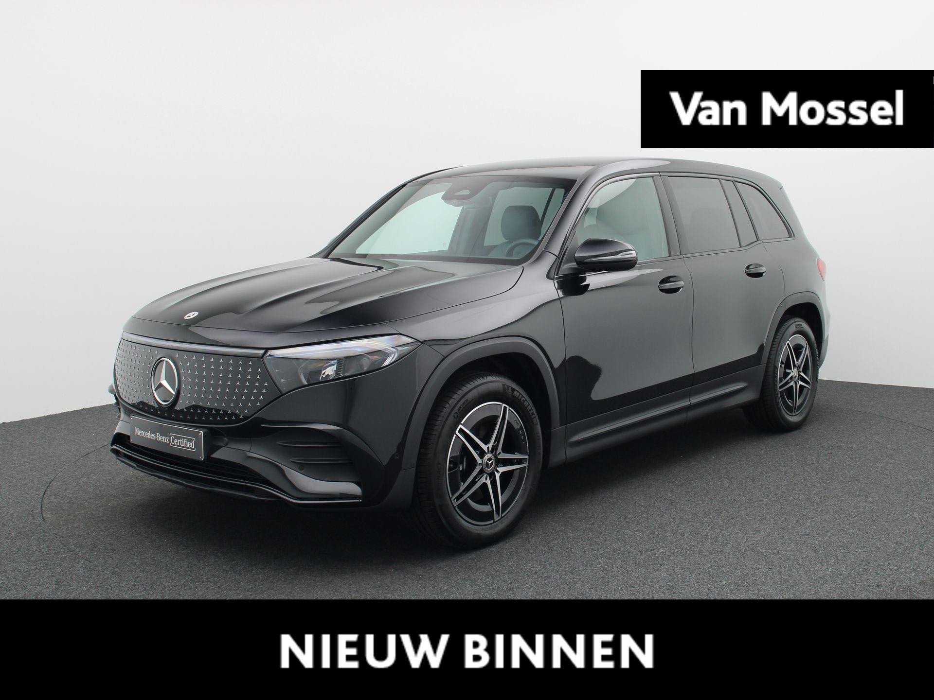 Mercedes-Benz EQB 250+ AMG Line + LEDER + CARPLAY +, Auto's, Mercedes-Benz, Dealer onderhouden, Stof, Gebruikt, EQB