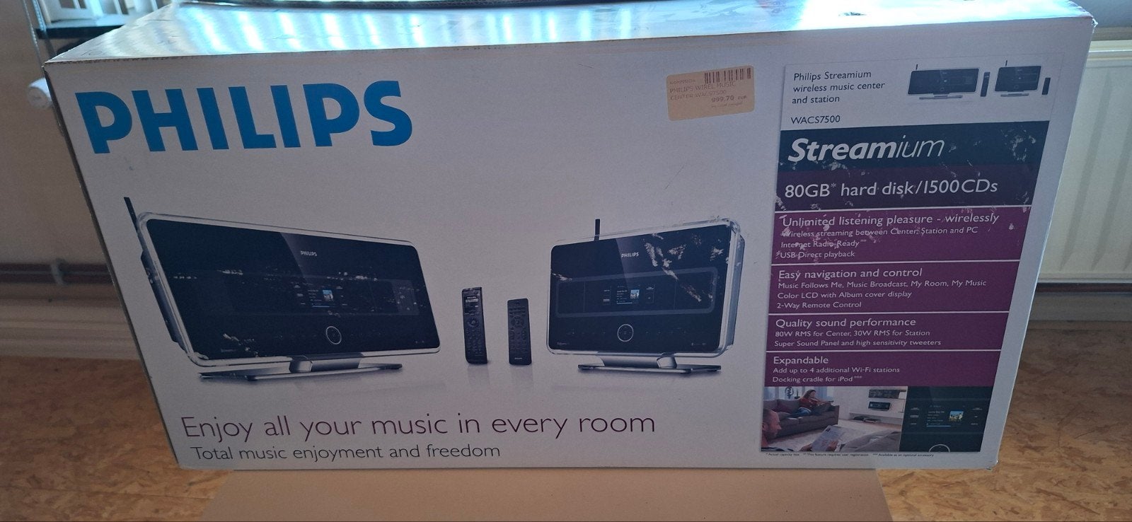 Philips Streamium     WACS7500, Audio, Tv en Foto, Radio's, Ophalen