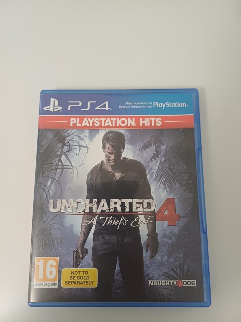 Uncharted 4: a thief's end, Games en Spelcomputers, Online, 1 speler, Zo goed als nieuw, Vanaf 16 jaar