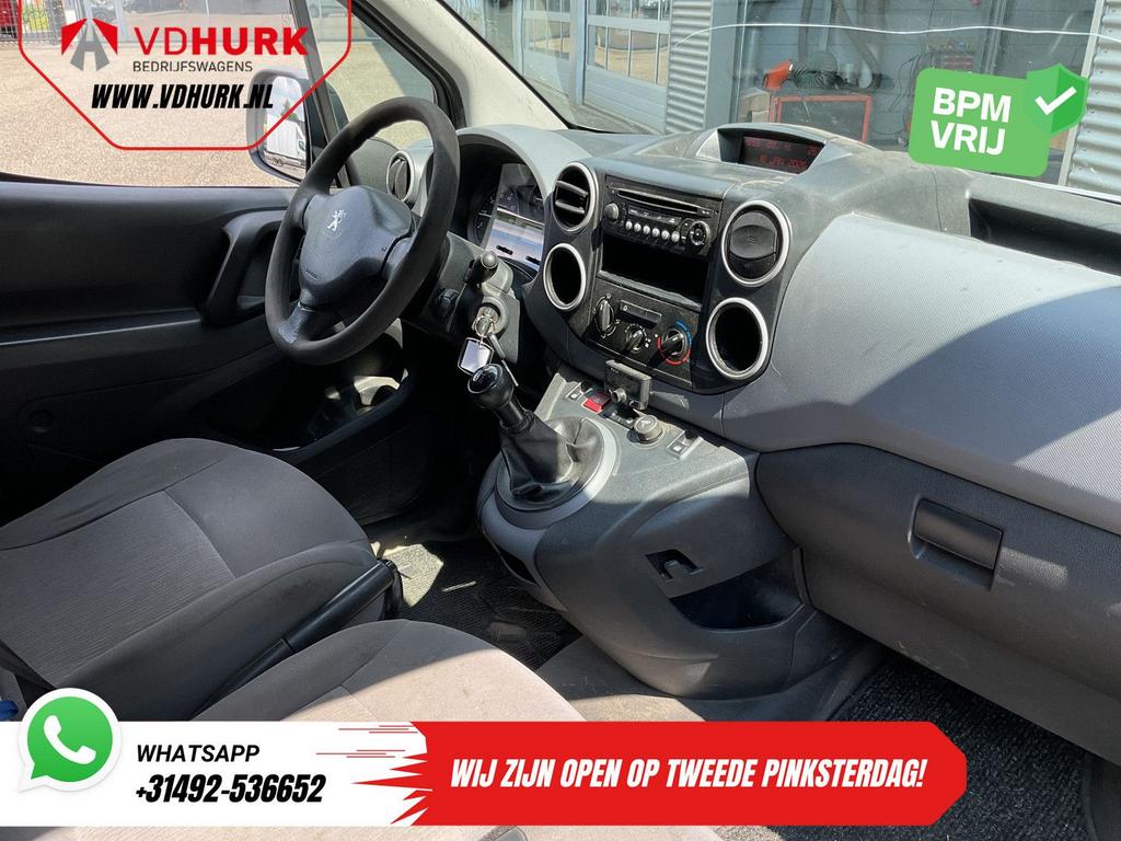 Peugeot Partner 1.6 HDI 90 pk EXPORT APK 01-'27/ 3.Pers/ Tre, Autos, Achat, 129 g/km, Entreprise, Boîte manuelle
