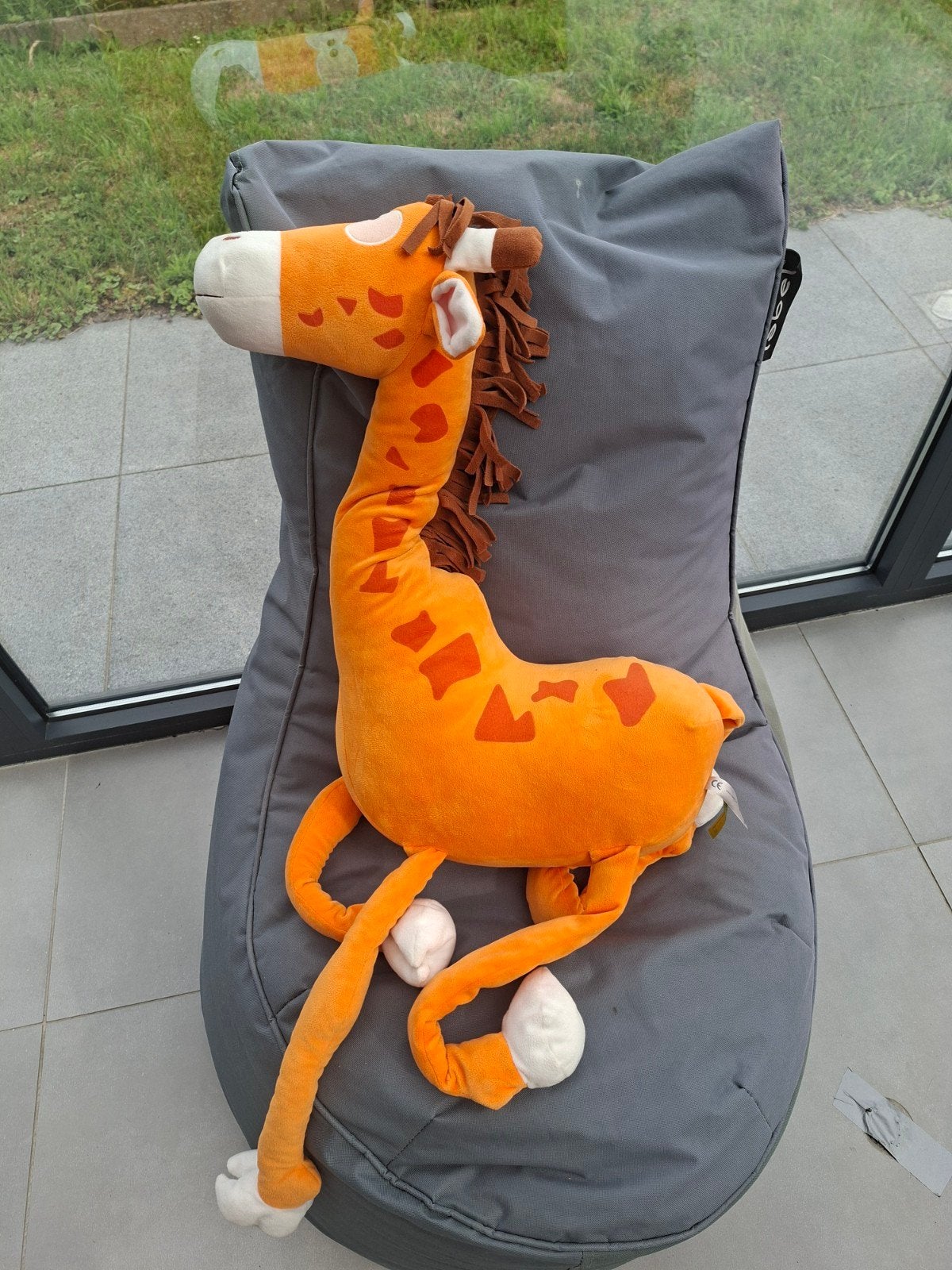 Girafe Raf (Woody) XL, Enfants & Bébés, Jouets | Peluches, Comme neuf, Girafe, Overige karakters, Autres marques, Grand (plus de 80 cm)
