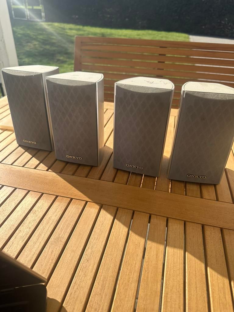 Onkyo SKR-528 surround speakers, Audio, Tv en Foto, Versterkers en Ontvangers, Ophalen, Onkyo
