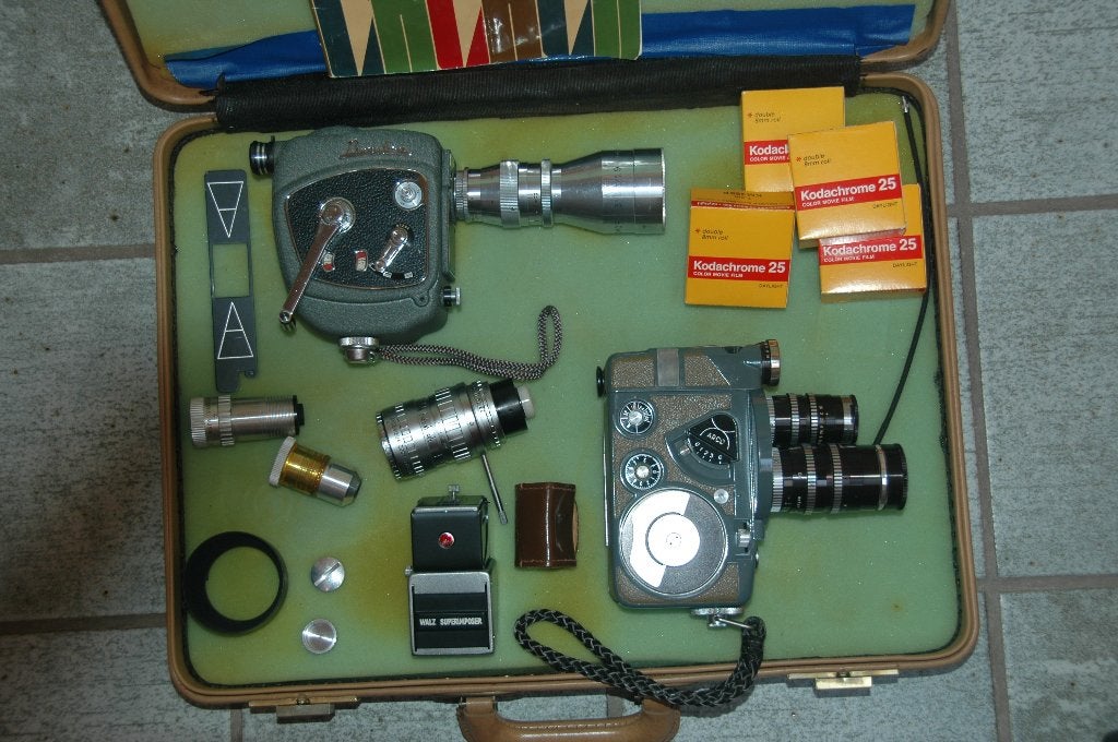 Vintage camera's Beaulieu MR8 en ARCO CH-8, Ophalen, Gebruikt