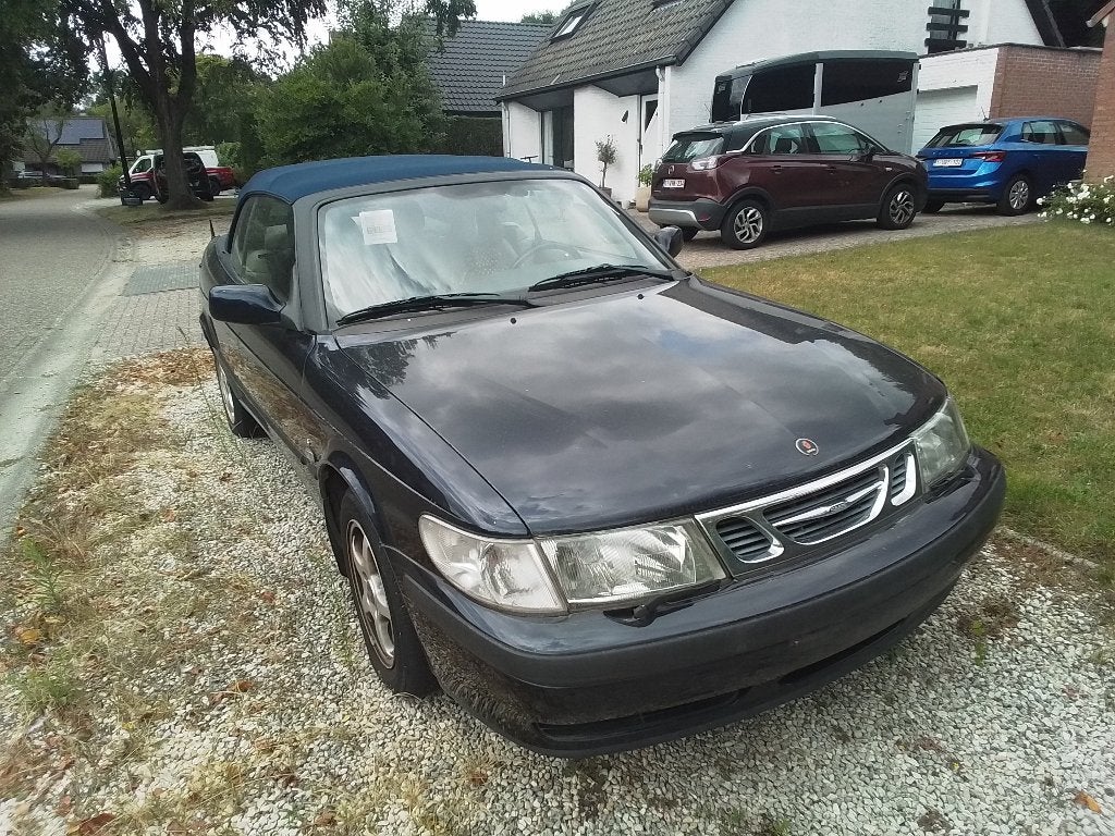 Saab cabrio, Auto's, Saab, Voorwielaandrijving, Beige, 4 cilinders, Cabriolet