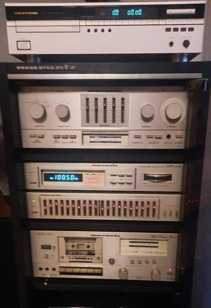 Tres belle chaine hifi vintage Marantz, Enlèvement, Utilisé, Haut-parleurs, Autres marques
