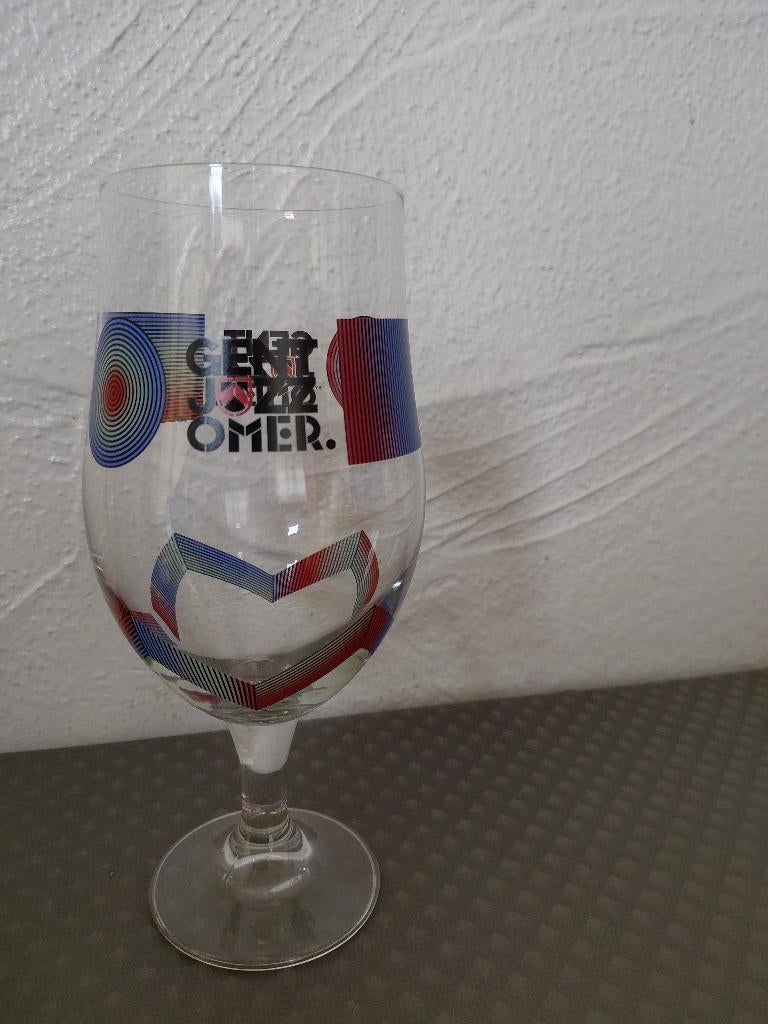 Glas Gent Jazz Omer, Verzamelen, Ophalen of Verzenden, Zo goed als nieuw, Bierglas