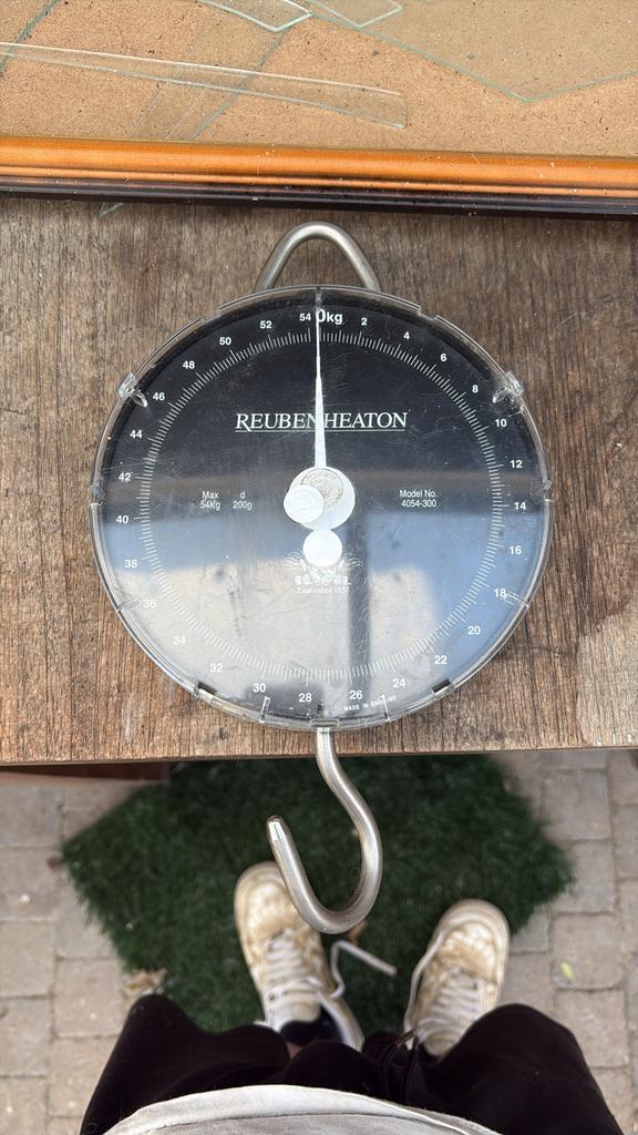 Reubenheaton 54 kg weegschaal, Ophalen, Gebruikt