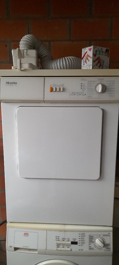Droogkast Miele, geen condensatie, Elektronische apparatuur, Ophalen, Gebruikt, Luchtafvoer