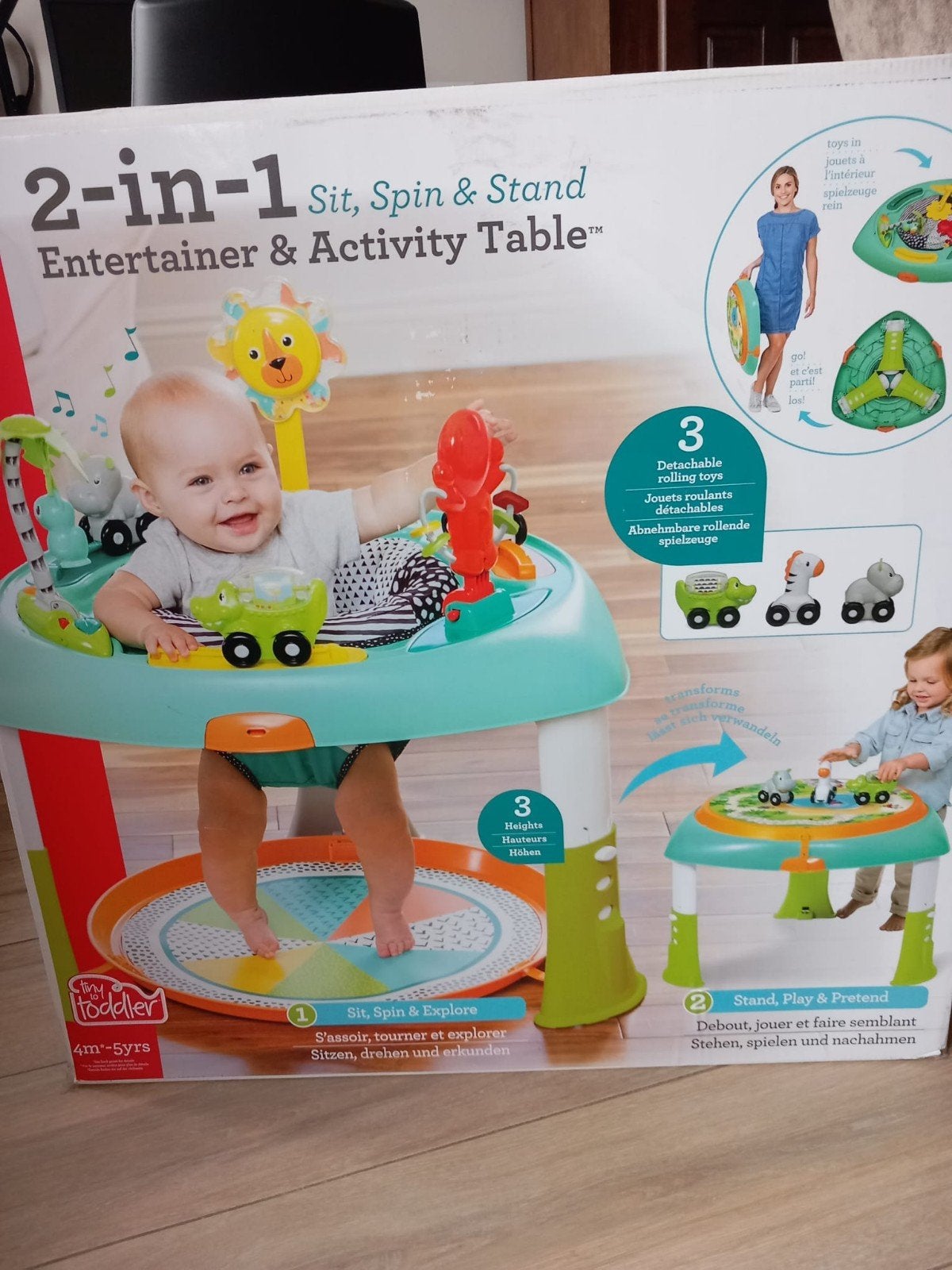 Baby speeltafel 2 in 1, Ophalen, Zo goed als nieuw