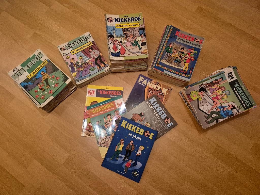 Collectie stripverhalen: Kiekeboe, Complete serie of reeks, Merho, Ophalen, Gelezen