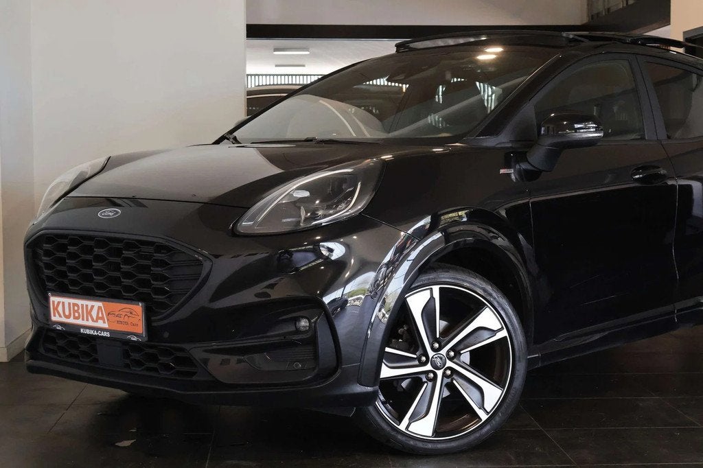 Ford Puma Puma 1.0 EcoBoost mHEV ST-Line Pano ACC Garantie*, Automaat, 1 kg, Zwart, Bedrijf