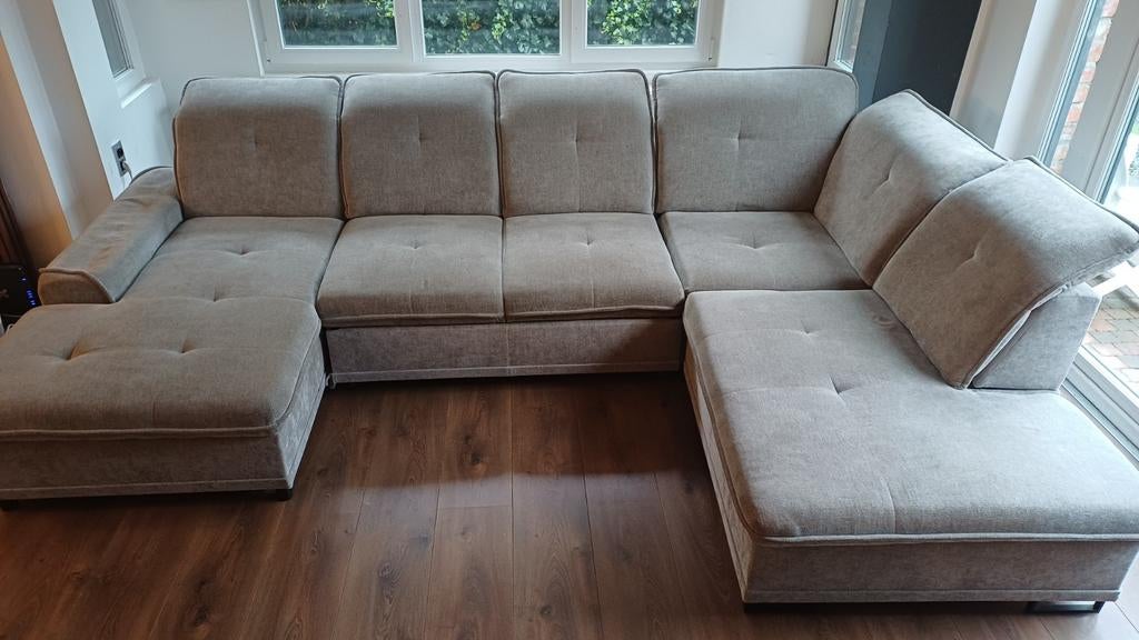 U-zetel met opbergruimte, Huis en Inrichting, Zetels | Complete zithoeken, Ophalen