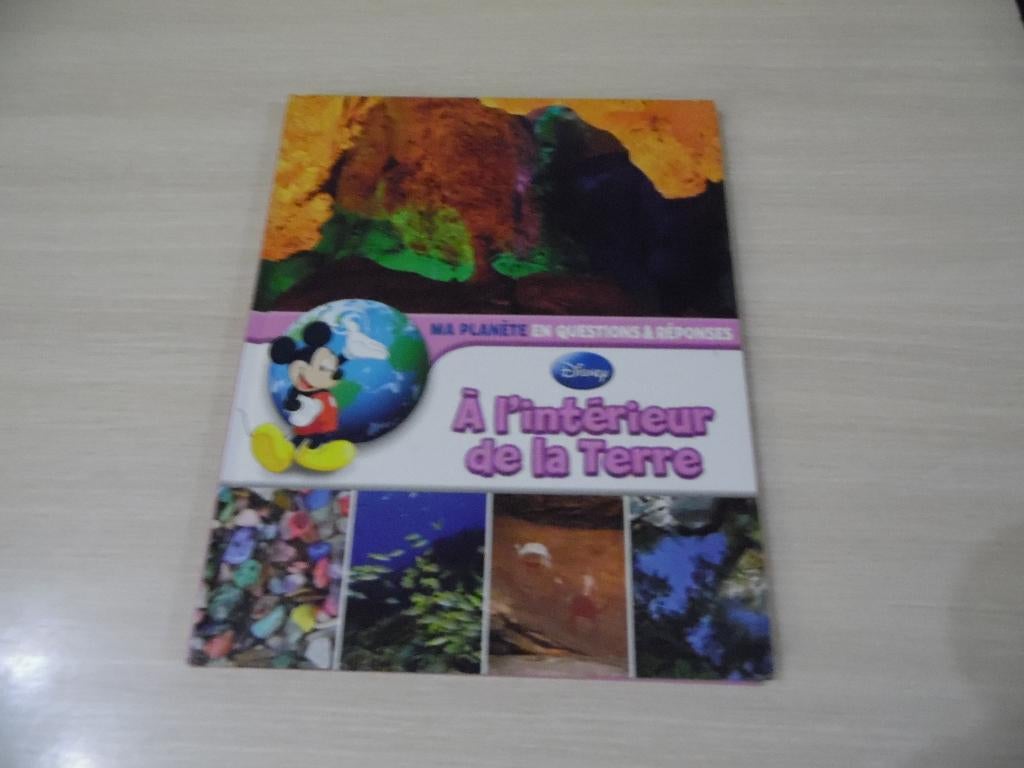 Á L'INTÉRIEUR DE LA TERRE QUESTIONS & RÉPONSES   DISNEY, Livres, Livres pour enfants | Jeunesse | Moins de 10 ans, Comme neuf