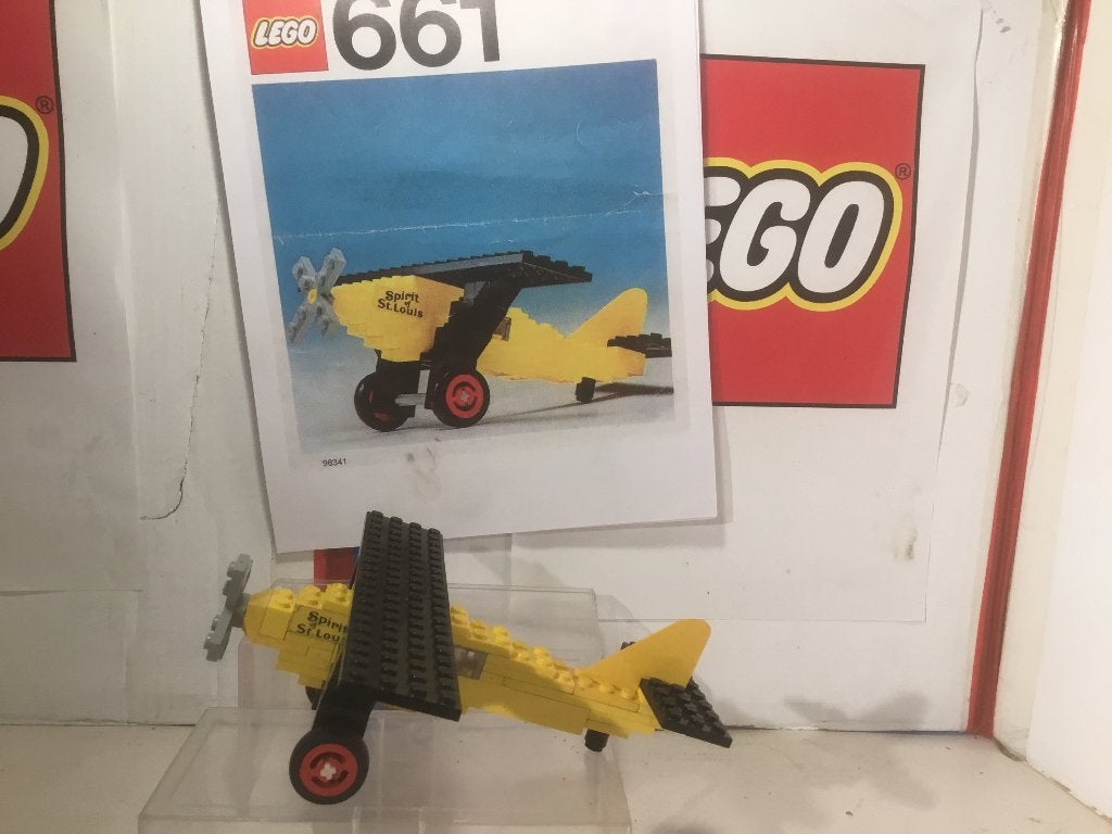 Lego 661-1 spirit of st. Louis uit 1976, Enlèvement ou Envoi, Lego, Ensemble complet, Utilisé