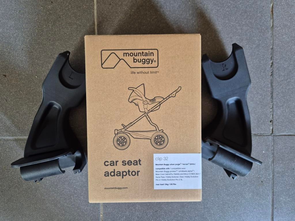 Adapter voor autozitje maxicosi op Mountainbuggy, Ophalen