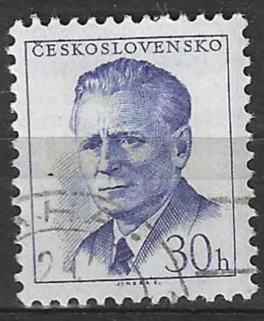 Tchécoslovaquie 1958/1959 - Yvert 965 - Novotny (ST), Envoi, Affranchi