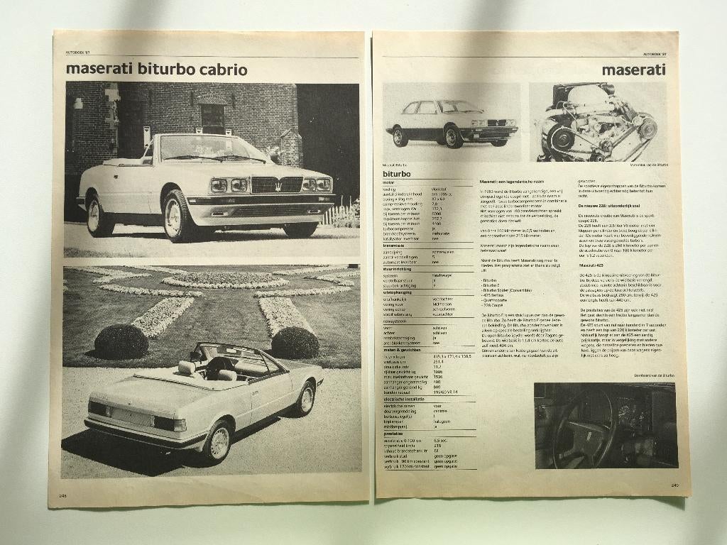 Article sur Maserati et Lotus, Livres, Autos | Brochures & Magazines, Enlèvement ou Envoi, Comme neuf, Autres marques