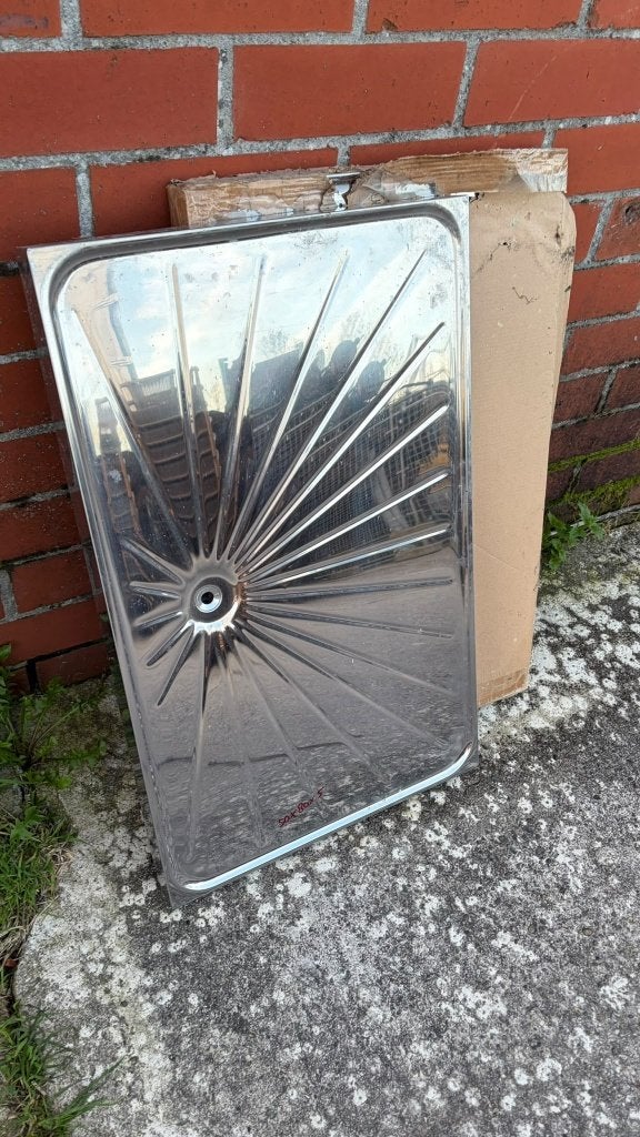 RVS afvoerbak 50 x 80 met afvoer, Enlèvement, Neuf, Inox, Autres types
