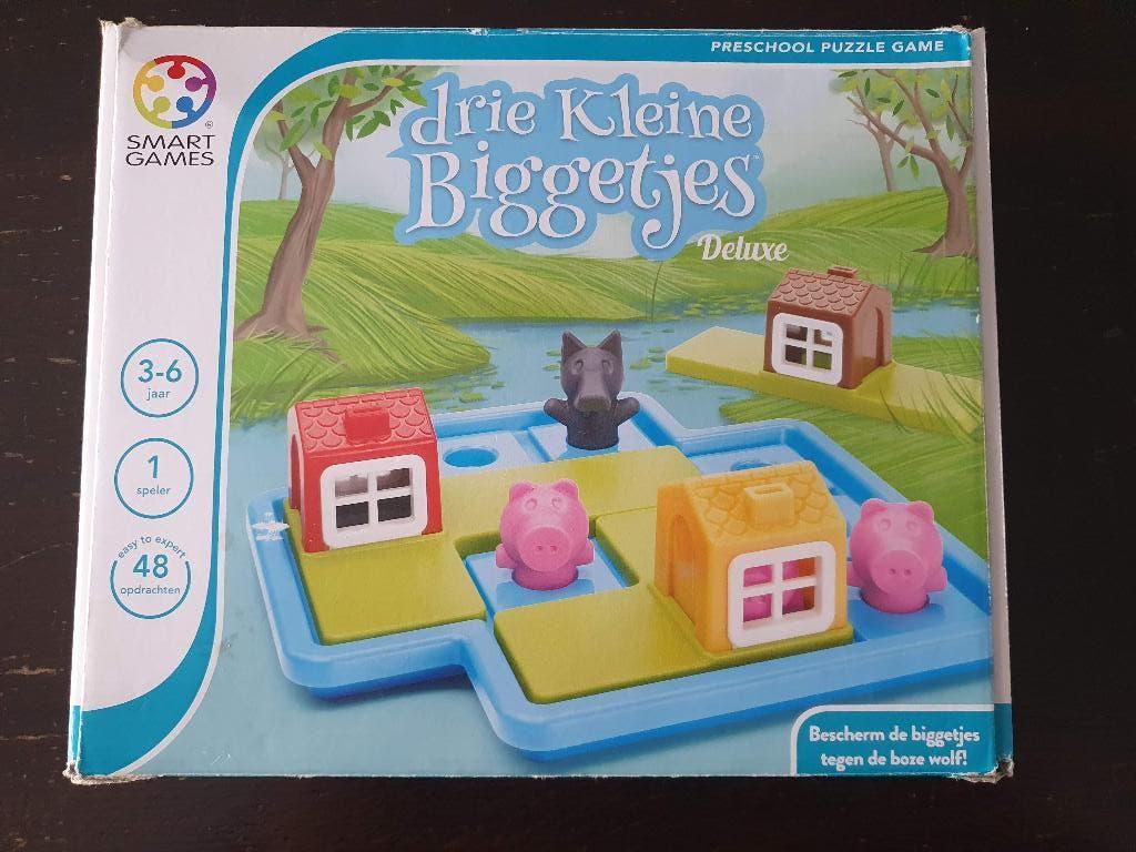smart games drie kleine biggetjes, Kinderen en Baby's, Speelgoed | Educatief en Creatief, Ophalen, Zo goed als nieuw, Puzzelen