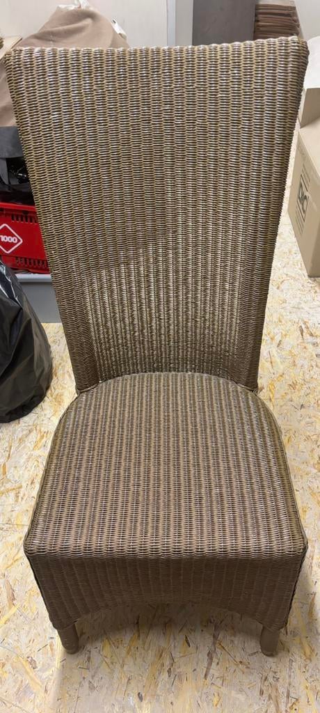 6  landelijke eetkamerstoelen in loom, Ophalen, Zo goed als nieuw